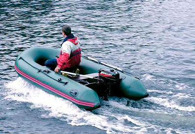 Лодка ПВХ Флинт 360 моторная